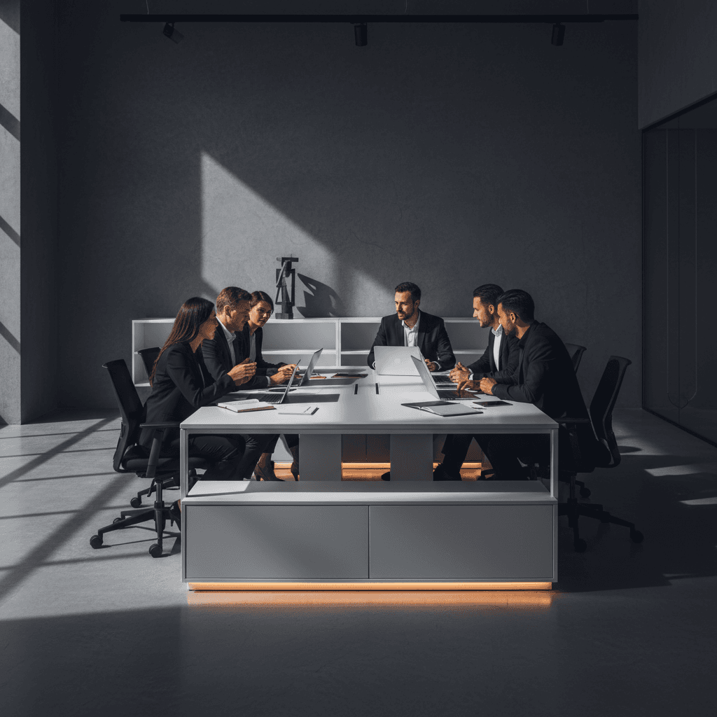 Business platform development team workspace